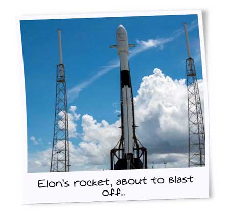 Elon Musk Internet Rocket